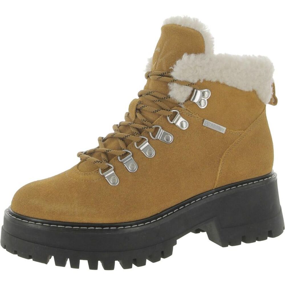 Calvin Klein Tan and Black Women's Boots